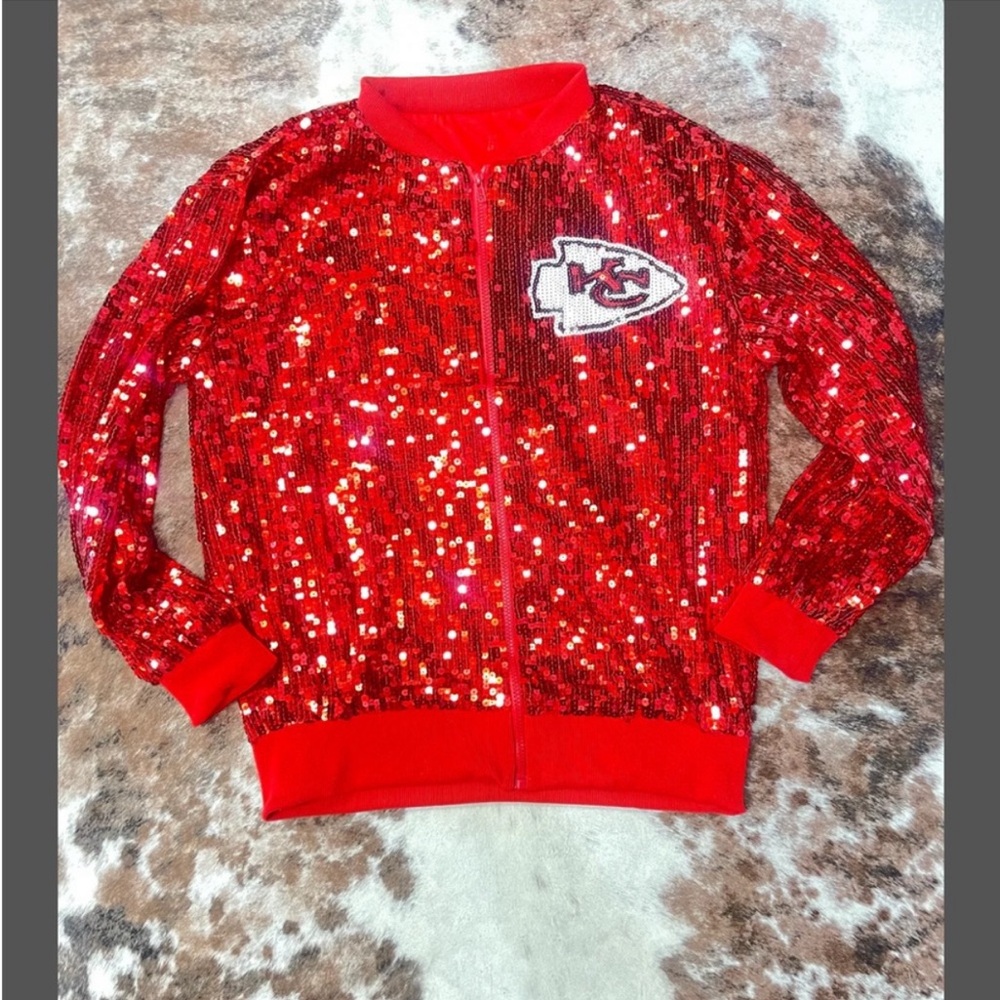 Kansas City Chiefs sparkle jacket!